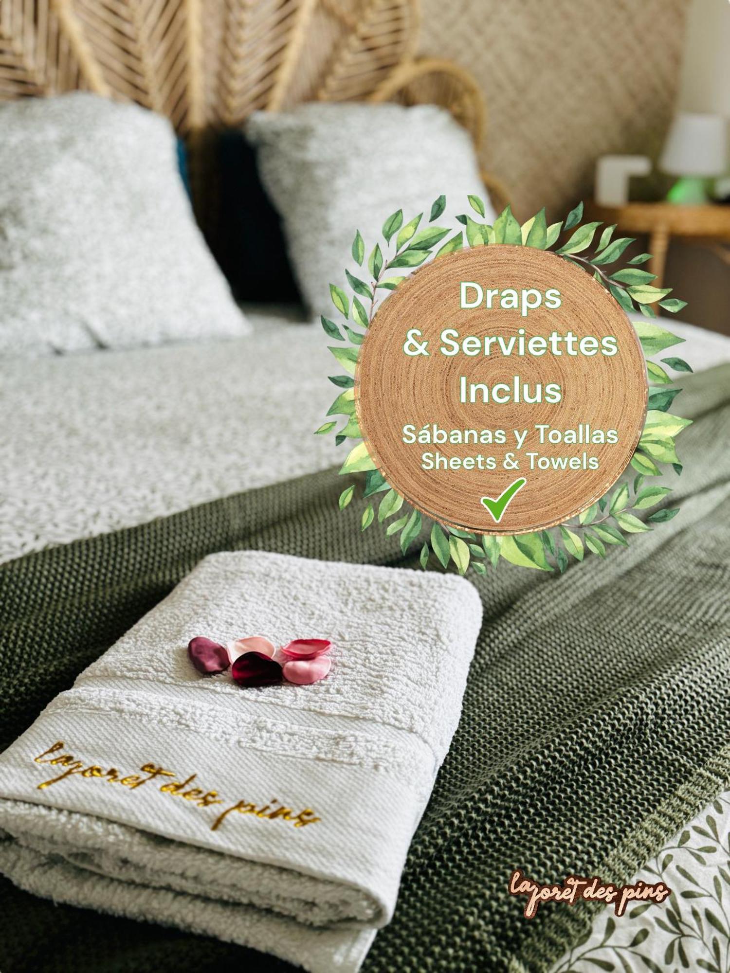 La Foret Des Pins - Free Check-In - Wifi - Parking Prive - Netflix - Draps & Serviettes Inclus Labenne Eksteriør bilde